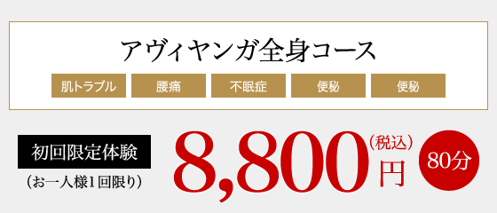 アヴィヤンガ全身コース